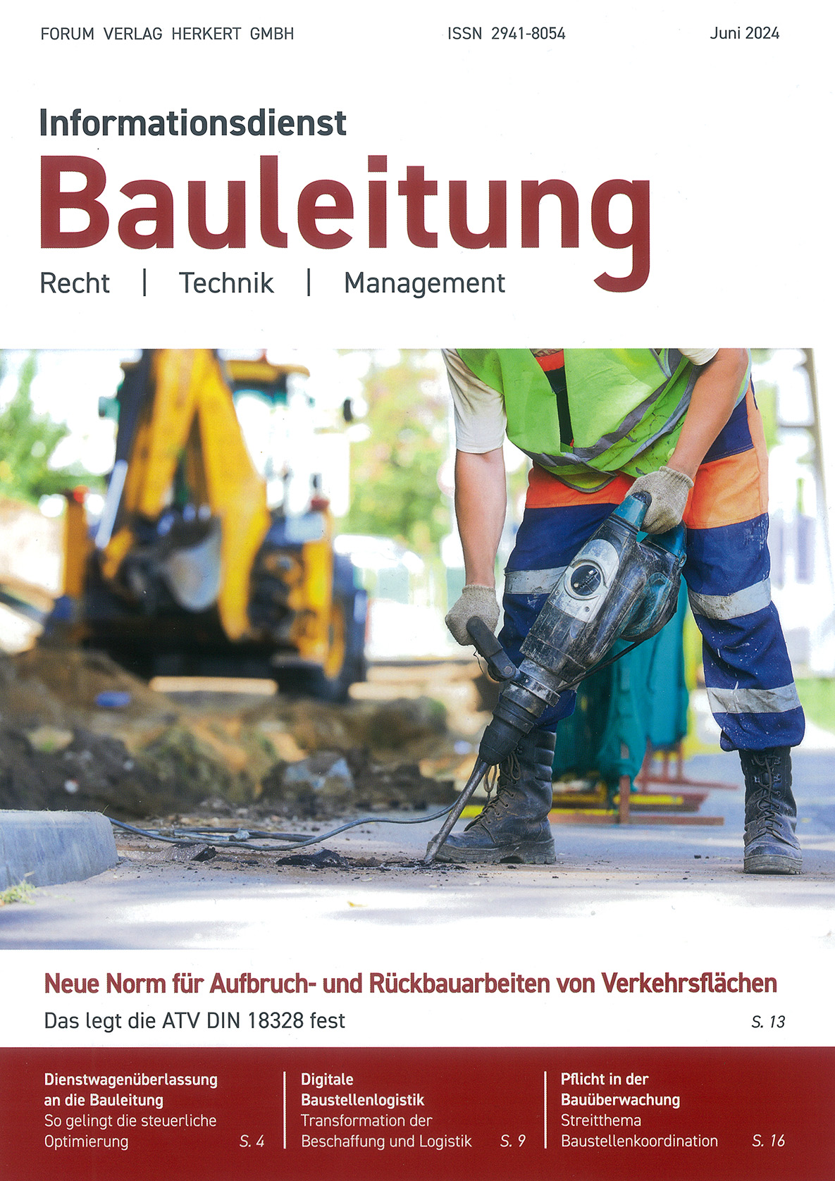 Informationsdienst Bauleitung Ausgabe 6 2024